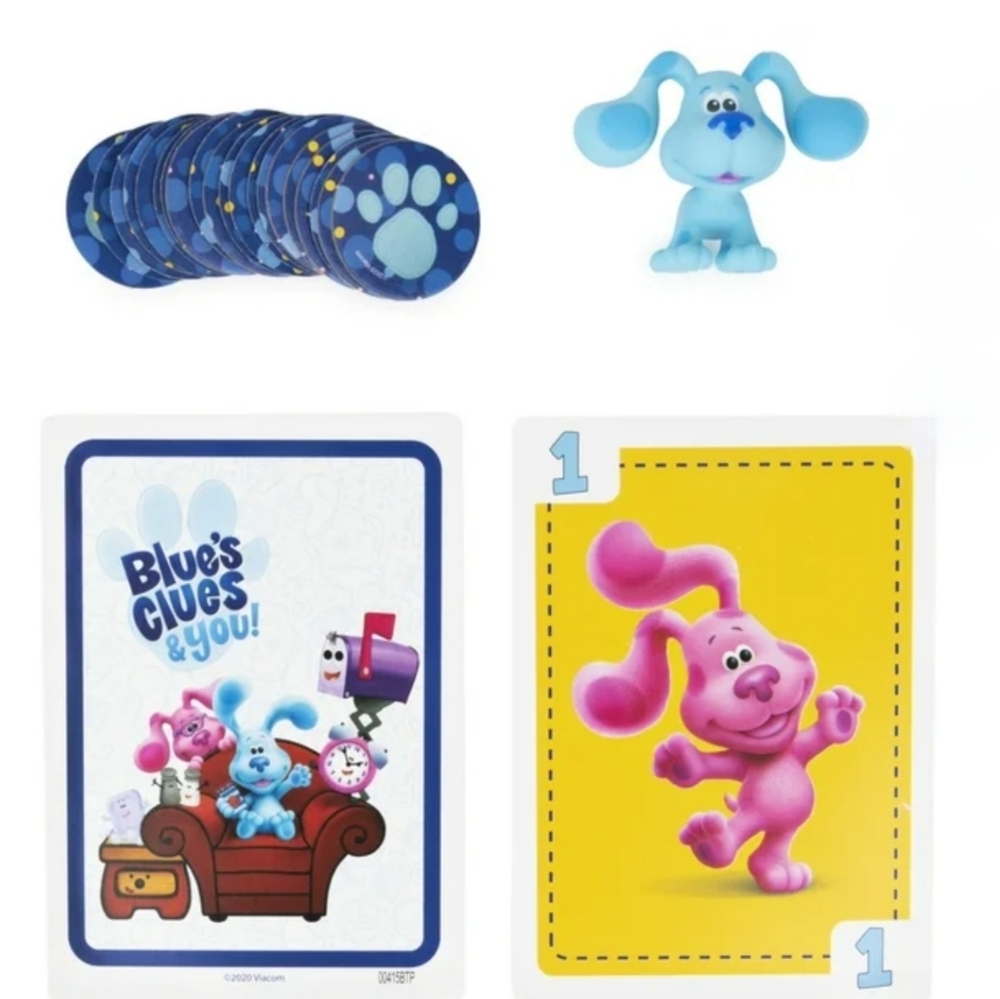 Nickelodeon Blue's Clues Card Game With Figure For Family And Kids Age 3 And Up - Picture 5 of 6